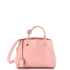 Louis Vuitton BB Montaigne Handbag Monogram Empreinte Leather